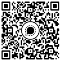 Signal app QR code